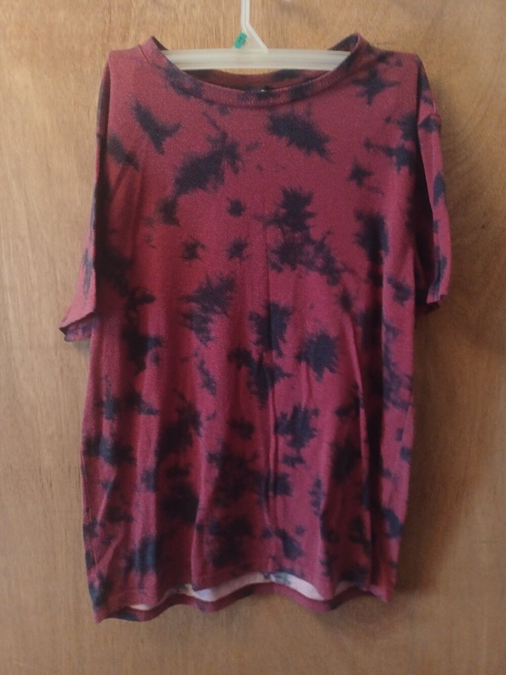 Moto Gear Tie Dye Red & Black Men's T-Shirt